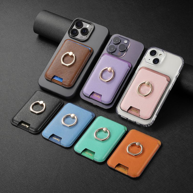 Custodia rigida TechGlobe compatibile con iPhone 17, colore solido, con adesivo posteriore, forte supporto magnetico N52, all'ingrosso_voghion.com