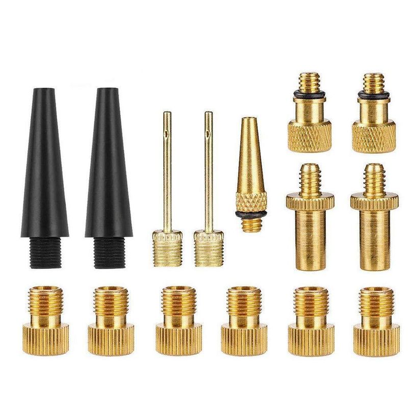 Air valve adapter air pump inflatable bicycle air nozzle pump French to American conversion nozzle American nozzle adapter SV AV DV_voghion.com