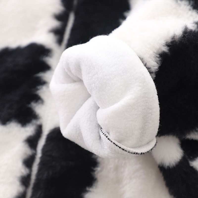 Cappotto in pelliccia di coniglio di cashmere autunno inverno per ragazzi e ragazze con borsa a tracolla calda con cerniera e camicia a maniche lunghe_voghion.com