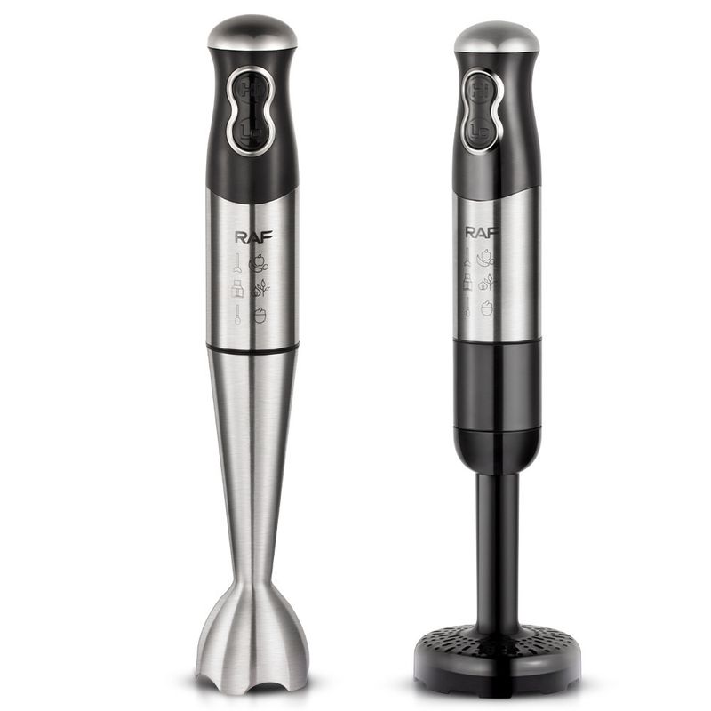 Processador de alimentos portátil 5 em 1, liquidificador elétrico com espremedor de frutas, moedor de carne e batedor de ovos, com fio para comida de bebê e preparação de cozinha_voghion.com
