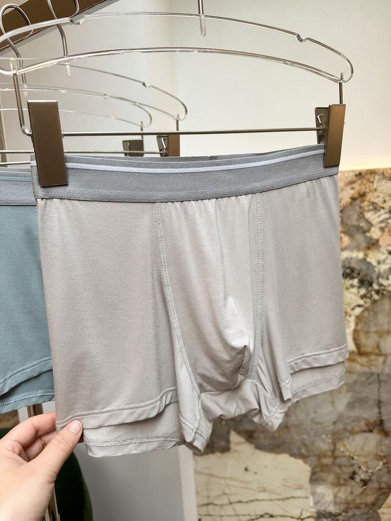 60er Joren Ukosi Seideschlupp Mesh Atmungsaktiv Männer Boxershorts Weich a Komfortabel U-fërmeg Täsch Dräierpack Ënnerwäsch_voghion.com