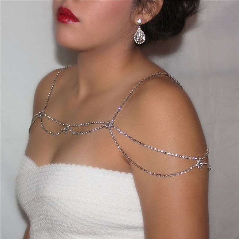 Nuova catena per il corpo da donna con strass, versatile e minimalista, per feste in discoteca_voghion.com