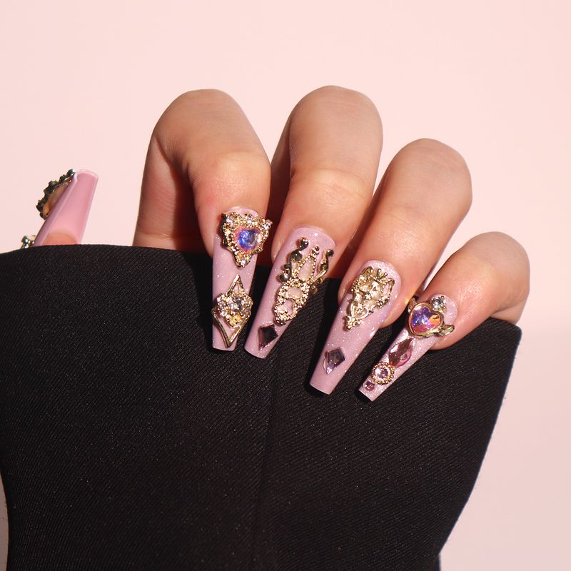 24-Piece Cat Eye Press-On Nails Set Handmade False Nails With Glue & Gel Pads Trendy Ins Style Nail Art For Women Reusable & Easy To Apply_voghion.com