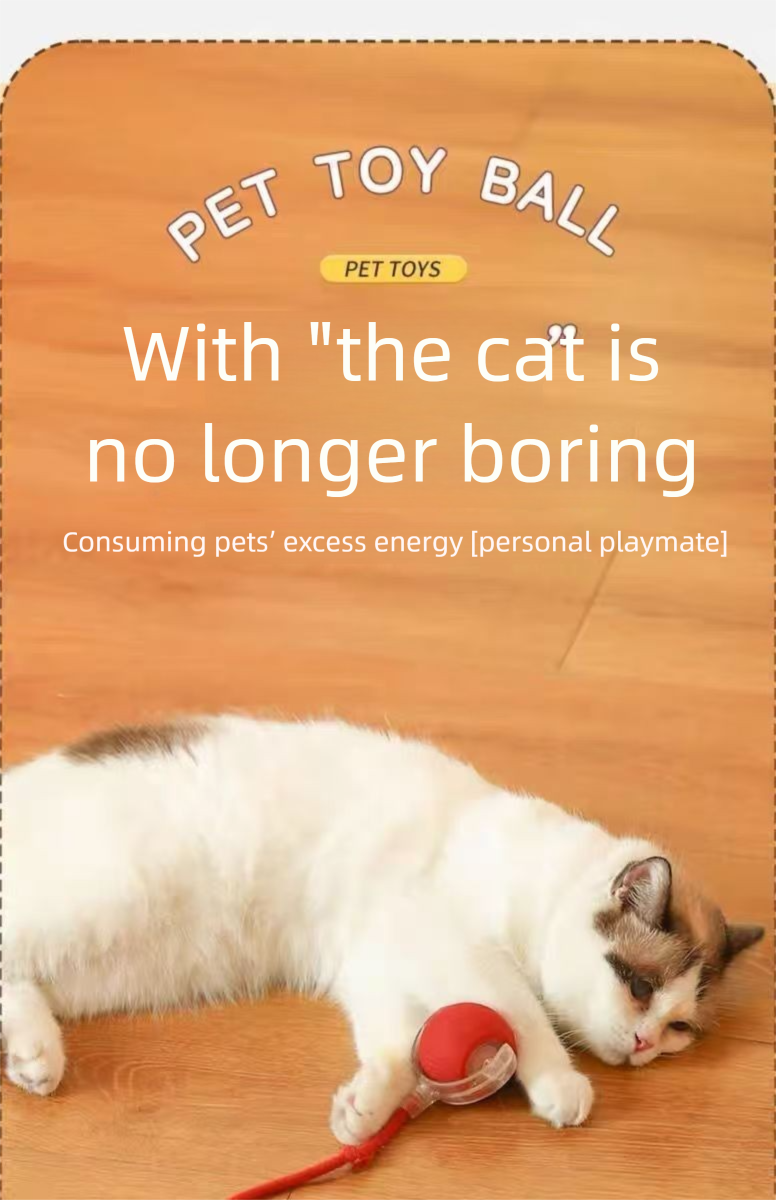 Self-Entertaining Pet Automatic Intelligent Obstacle Avoidance Gravity Rolling Ball Yo-Yo Teasing Dog Cat Toy_voghion.com