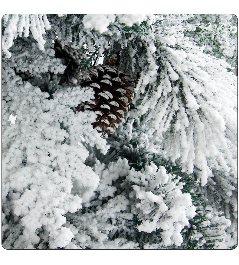 Natale Grande ago di pino grande PE pino frutto Neve Albero di Natale centro commerciale Natale Palla di Natale decorazione albero di simulazione_voghion.com