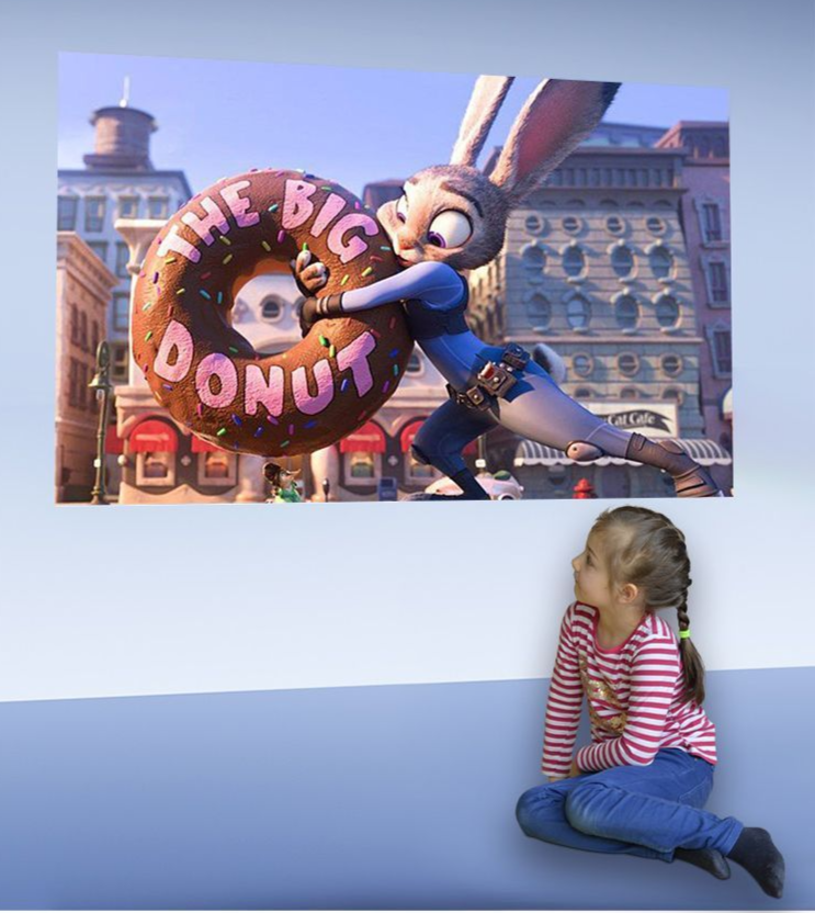 Projektor Dzienny Bezpośrednia Projekcja Mocne Światło 4K Ultra HD Sypialnia Biała Ściana Wysoka Jasność Inteligentne Kino Domowe_voghion.com