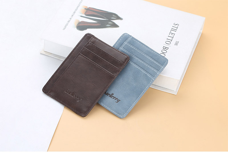 Neuer antimagnetischer Retro-Kartenhalter BAELLERRY Europäischer und amerikanischer dünner RFID-Kartenhalter neutraler Multi-Card-Bankkartenhalter_voghion.com