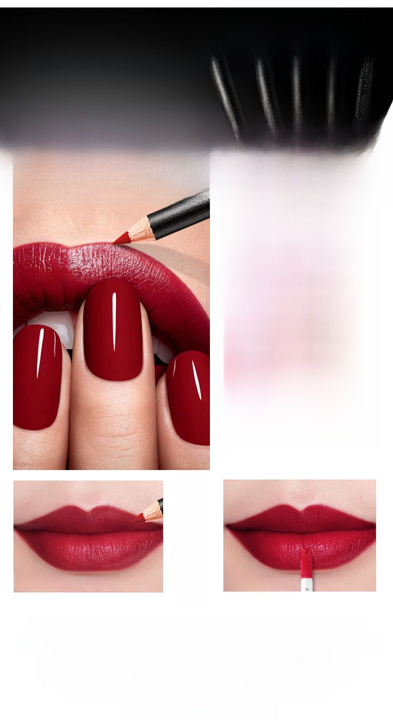 Matter flüssiger Lippenstift von Pudaier, samtige Textur, lang anhaltende Lippentönung für jeden Hauttyp, in mehreren Farben_voghion.com