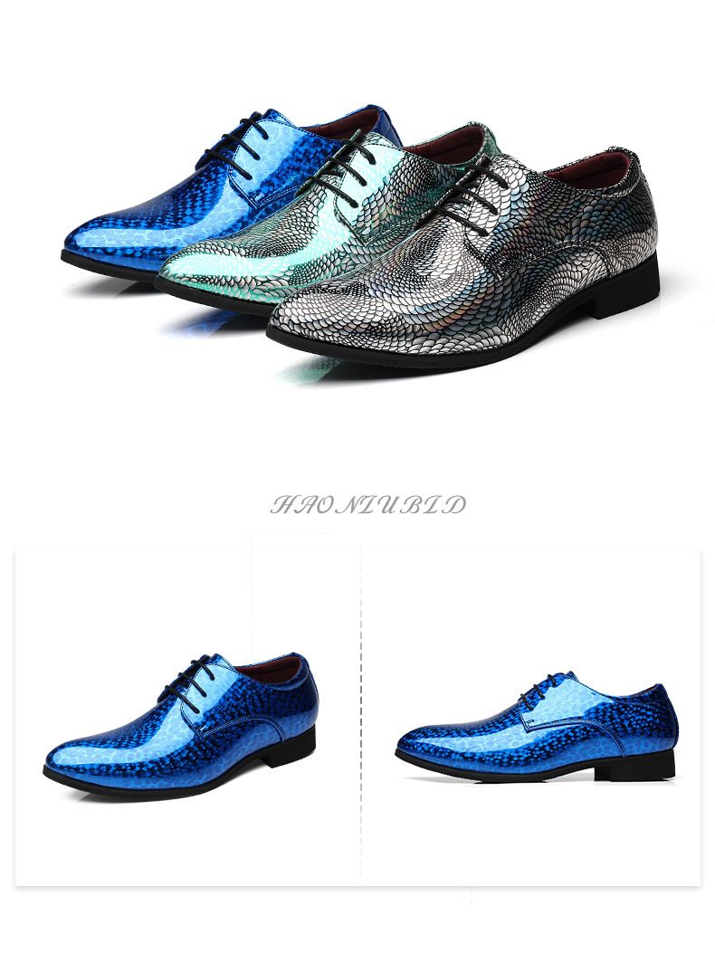 Lackleder glatt spitz Herrenschuhe Kleid Leder Herren Derby Schuhe Mode Herren Einzelschuhe_voghion.com