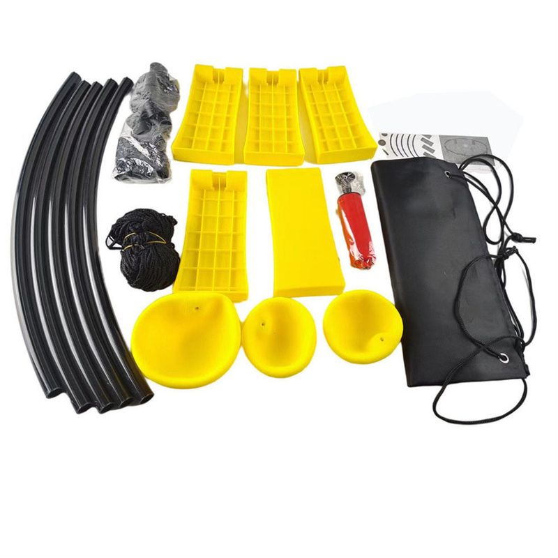 Balón de voleibol inflable amarillo de PVC para entrenamiento al aire libre, playa y entretenimiento_voghion.com