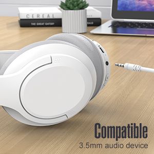 Bluetooth Wireless Over-Ear 48H Playtime And With Microphone, HiFi Stereo Foldable Lightweight Headphones For De_voghion.com