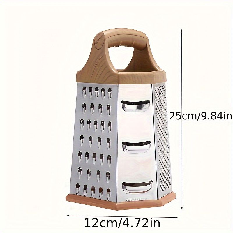 Multi Functional Vegetable Chopper, Household Cheese Slicer, Vegetable Slicer, 6-sided Manual Food Chopper, Kitchen Utensils_voghion.com