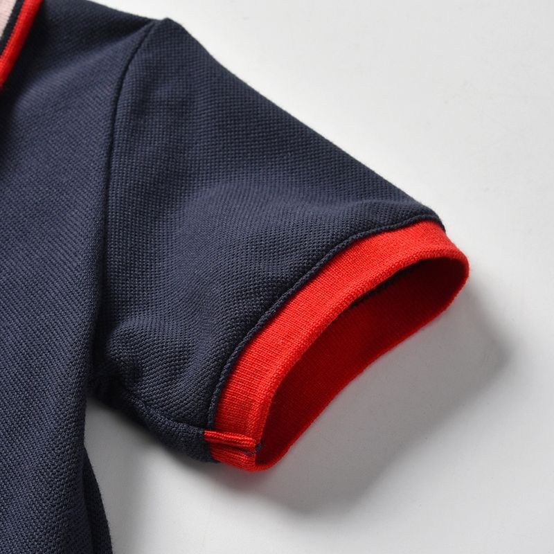 Kid's Clothing Boys summer suit lapel new style children's summer clothes trendy boy net celebrity fashionable sports short sleeved two piece suit_voghion.com