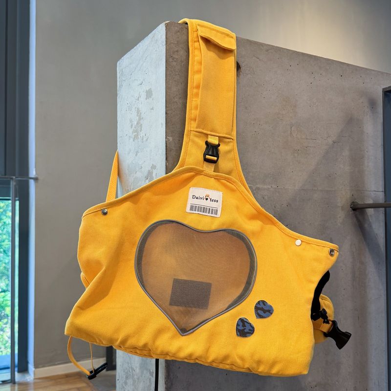 Outdoor Portable Breathable Canvas Cat Carrier Pet Backpack Large Capacity Dog_voghion.com