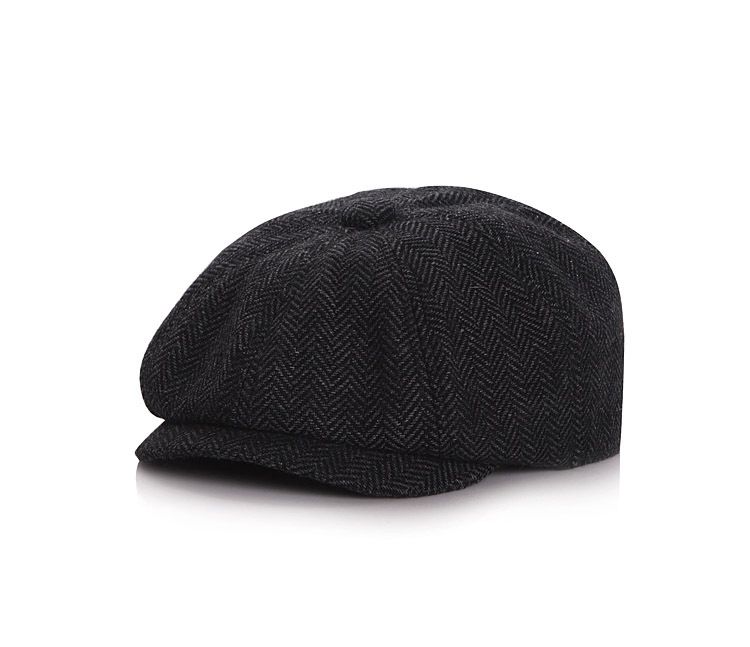 Kinderbaretten voor de herfst en winter, petten voor ouders en volwassenen, achthoekige krantenjongensmutsen voor baby's, voorwaartse petten voor heren en dames_voghion.com