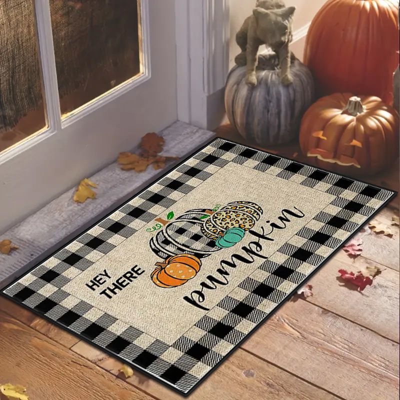 Zerbino assorbente in stile nordico - Tappeto antiscivolo impermeabile per ingresso, cucina e bagno (60x90 cm, facile da pulire, per interni ed esterni)_voghion.com