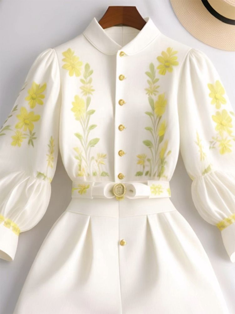 Vêtements pour femmes, décontractés, chics, uniques, shorts blancs, costume deux pièces, robe haute de luxe légère_voghion.com