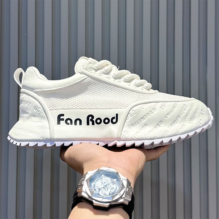 Unbeatable Quality European High-end Men's 2025 New Summer Mesh Breathable White Thick Sole Height Increasing Dad Shoes Men_voghion.com