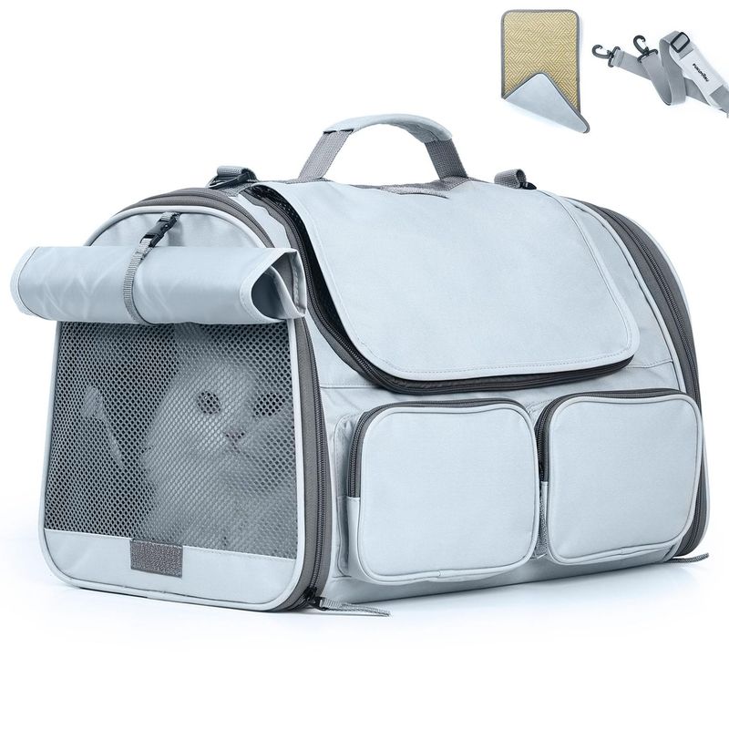Cross-Border Air Box Small Dog Travel Portable Cat Breathable Large Capacity Pet Bag_voghion.com