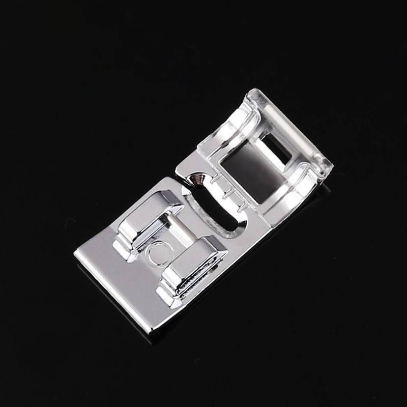 Accessori per macchine da cucire per uso domestico Piedino premistoffa per fascia elastica multifunzionale trasparente_voghion.com