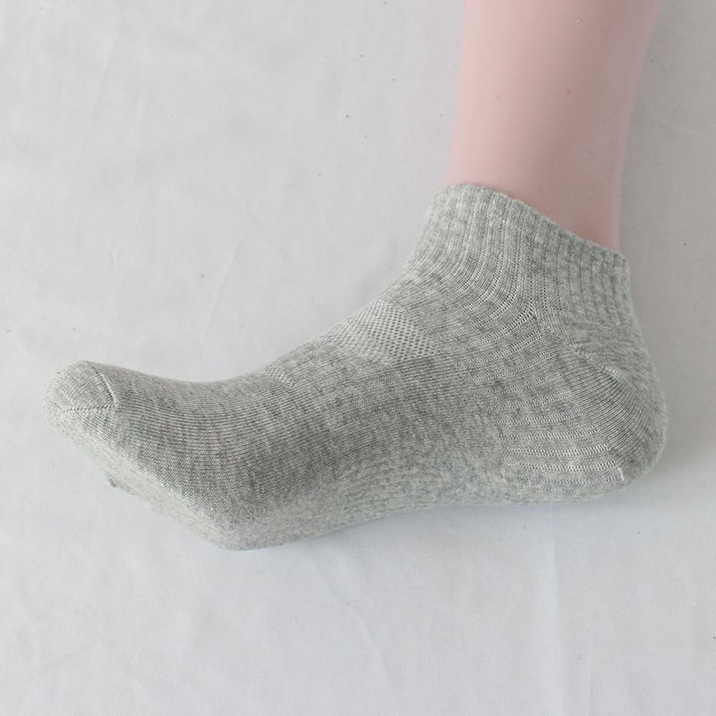 Sportsokker herre- og damestrømper mellomlange bomullsstrømper netting pustende korte strømper båtstrømper pluss størrelse herrestrømper_voghion.com