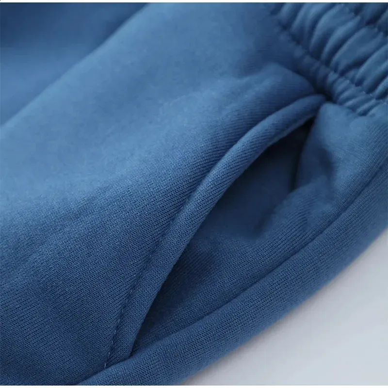 Casual Solid Couples Hooded Sweatshirt And Loose Sweatpants 2 Piece Suit Male Autumn Jogging Trousers Outfits Suits_voghion.com