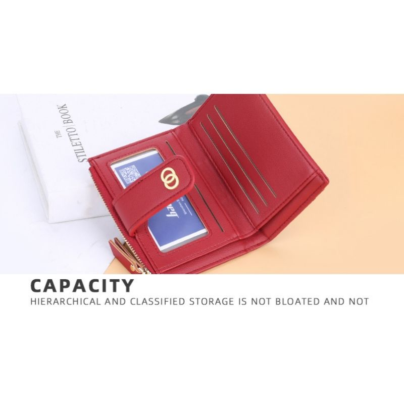 Wallets Small Card Holders Classic Short Top Quality Leather Female Purse Zipper Wallet For Women Carteria_voghion.com
