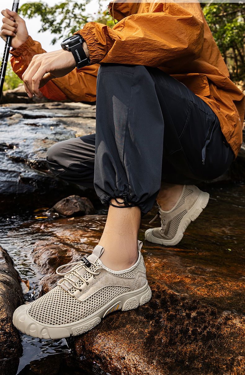 Scarpe casual Scarpe da uomo Scarpe in rete Scarpe da pesca Suola morbida Scarpe sportive casual da esterno Taglia grande_voghion.com