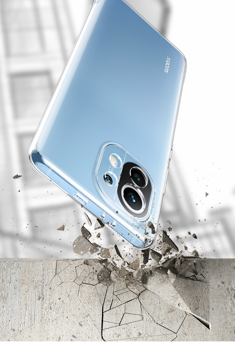 Funda de silicona suave para Xiaomi Mi 12, 12X, 11, 11T, 11X, 10, 10T, 9, 9T, 8 SE Pro, 10S, 11i, ultrafina, transparente, trasera, cubierta completa C_voghion.com