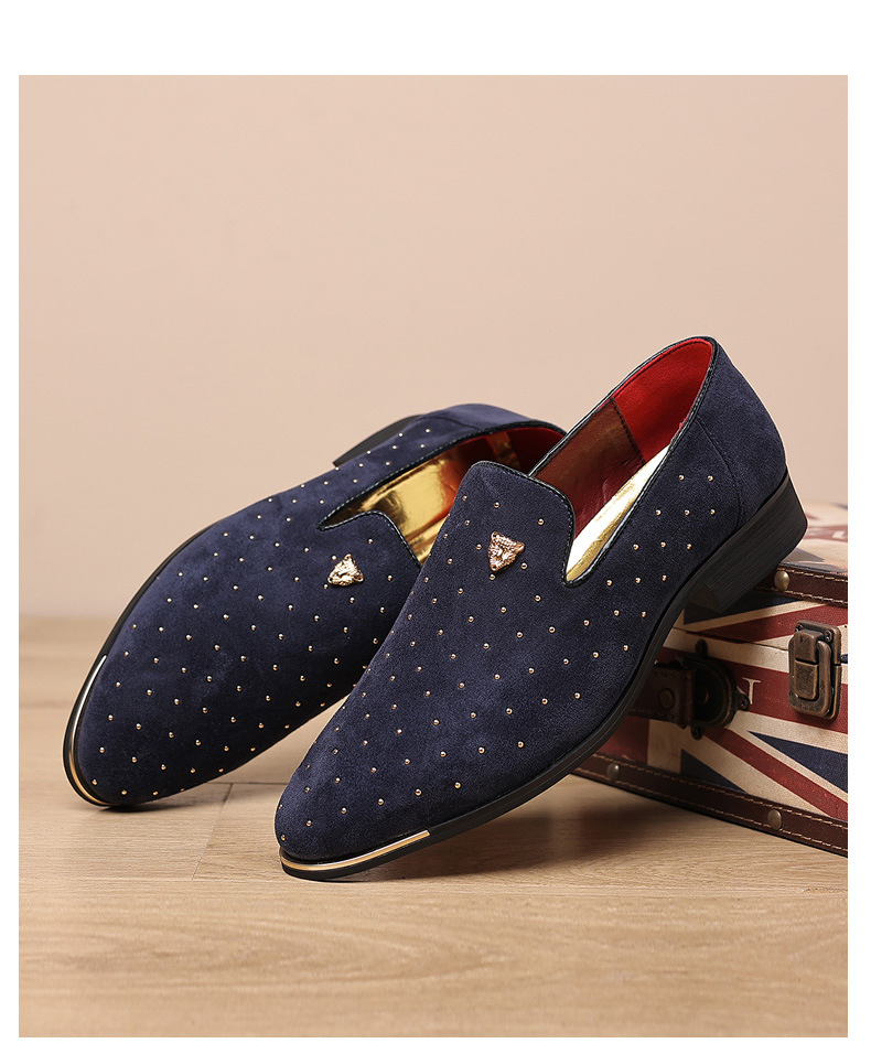 Chaussures pour hommes Chaussures décontractées de grande taille Automne Nouveau style Tendance Chaussures pour hommes Une pièce Livraison directe Mode Mocassins à enfiler Chaussures_voghion.com