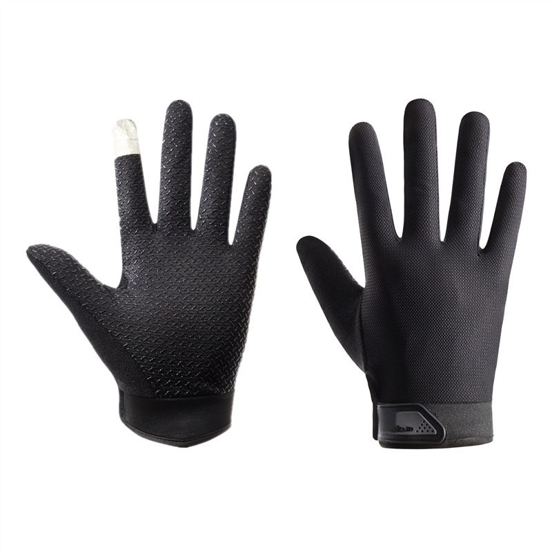 Cycling Half Finger M Spring Summer Non-Slip Fishing Outdoor Mesh Thin Breathable Fingerless Fitness Sports Gloves_voghion.com