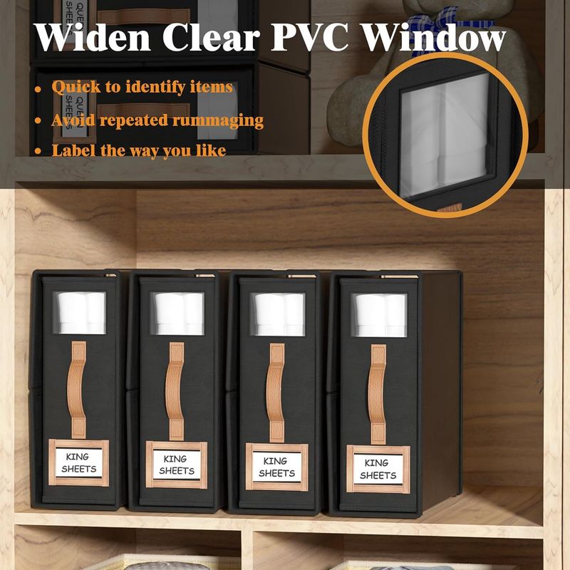 Sheet Storage Bag Foldable Wardrobe Storage Bag Storage Space Sheet Set Storage Bedding Storage Box_voghion.com