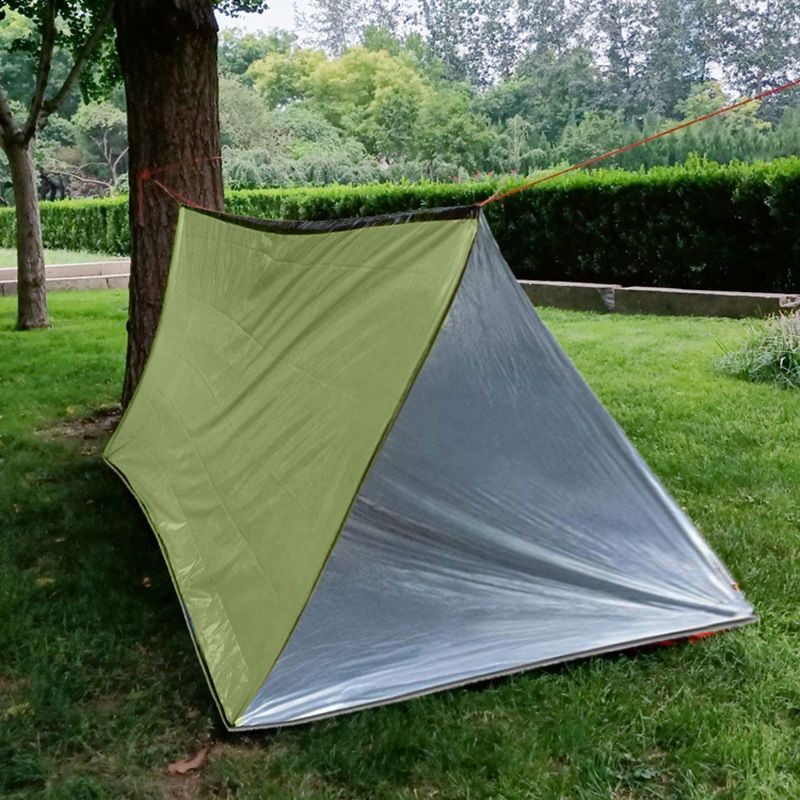 【 14000 People Collection 】 Lightweight Outdoor Camping Travel Emergency Tent, Rain Sun Wind Proof, Moisture-proof, Easy_voghion.com
