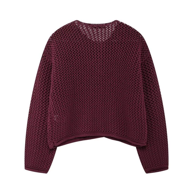 Damenbekleidung Strickjacke lockerer Pullover Damen Strickpullover beliebte 8 Farben_voghion.com