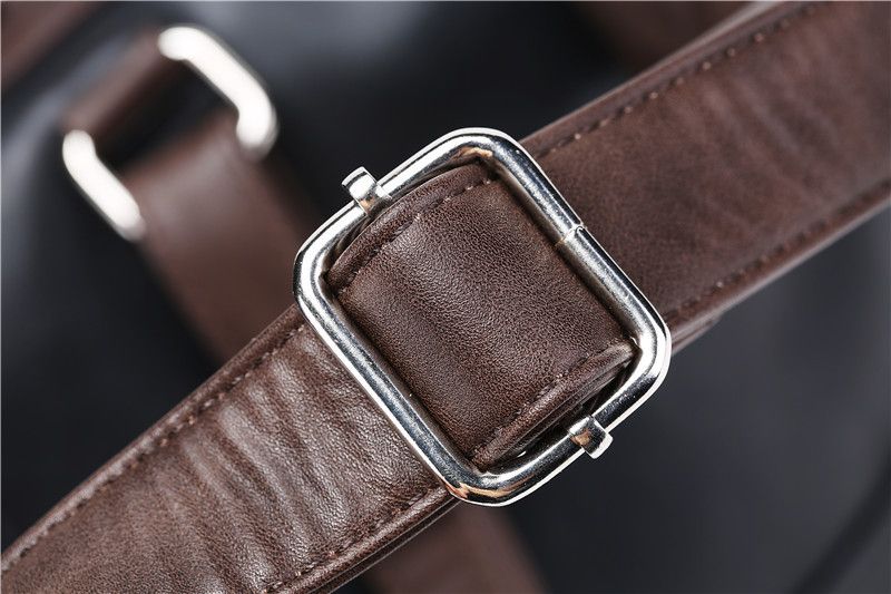Doctor Bag Wholesale New Large Capacity Handbags Fashionable Simple Messenger Bags Travel Shoulder Bags Color Matching Men's Bags Large Bags_voghion.com