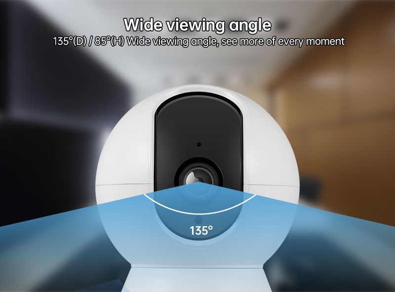 KERUI 8MP/5MP 4K WiFi IP für Indoor Tuya Smart APP Drahtlose Sicherheit Home CCTV Überwachung Kamera Alarm Auto Tracking_voghion.com