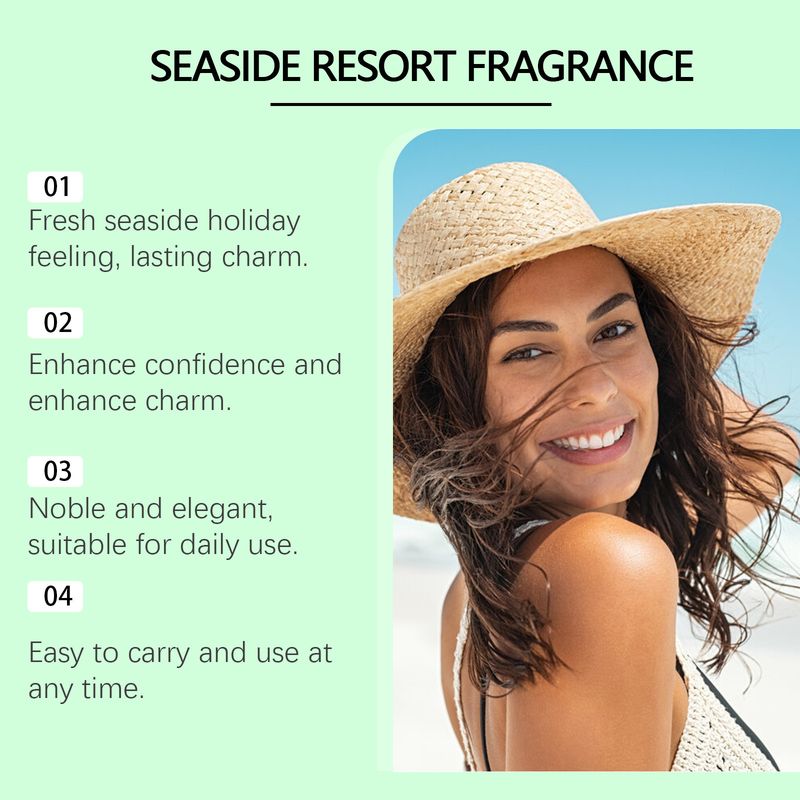 Beach Vacation Fragrance Natural Light Long-lasting Layered Charm Daily Portable Perfume_voghion.com