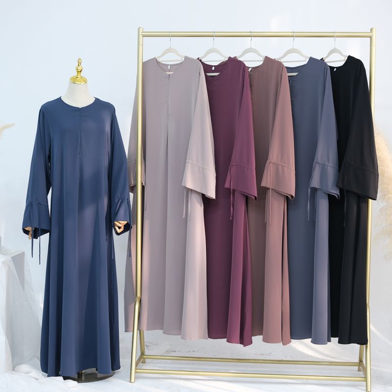 Women's Clothing Solid Color Sleeve Robe_voghion.com