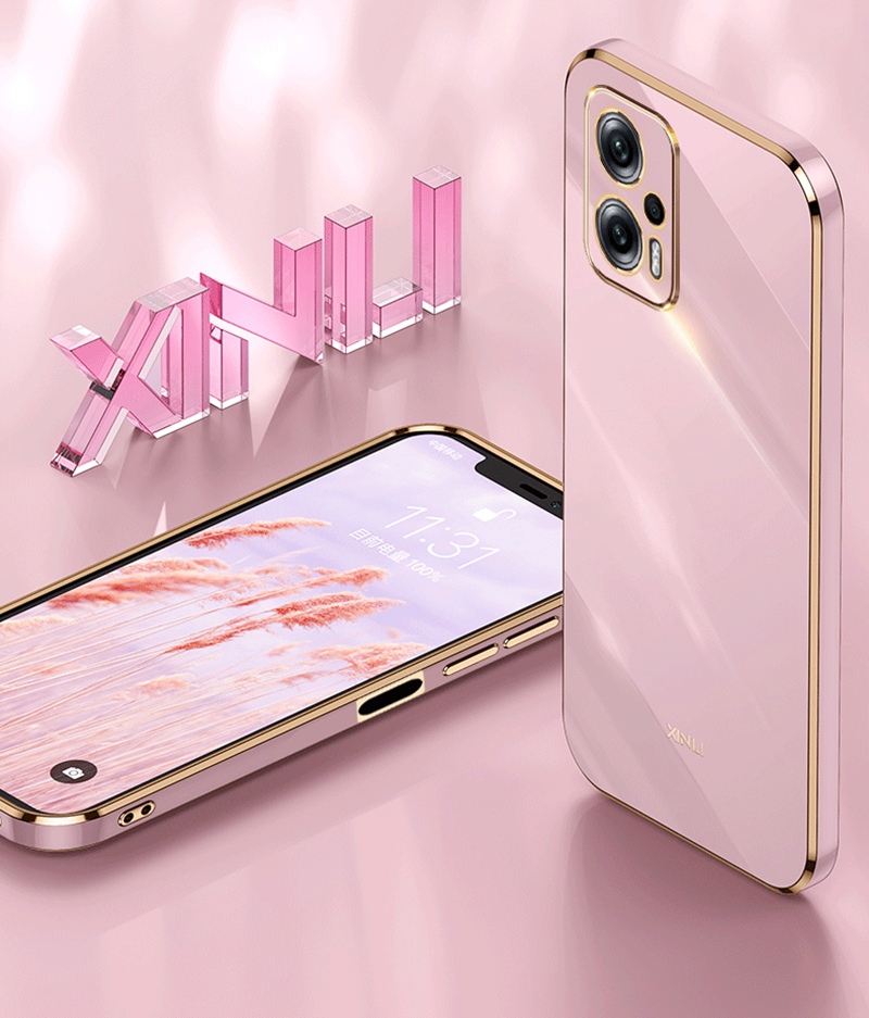 Placcatura Custodia In Silicone Per Xiaomi Poco F4 X4 GT M4 Pro 4G 5G Copertura Molle Della Cassa Del Telefono di TPU Per redmi Nota 11E 11S 11 Pro Plus_voghion.com