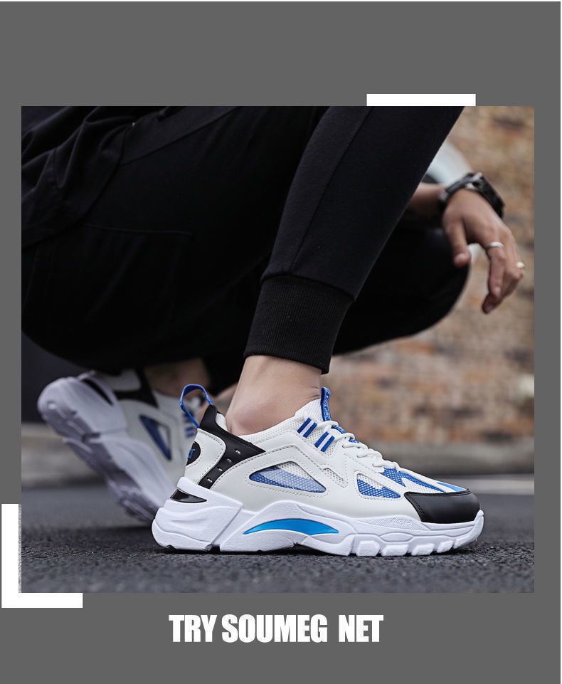 Herren Neue koreanische Version Casual Dickbesohlte Herren Modische Sport Running Dad Trendy Schuhe Herren_voghion.com