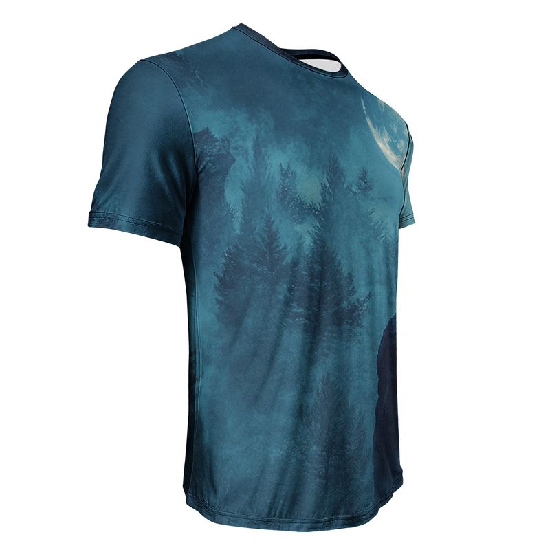 T-shirt à manches courtes pour homme, imprimé numérique, super élastique, décontracté, couleur unie, idéal pour les fêtes, la maison ou les soirées, tendance 2025_voghion.com