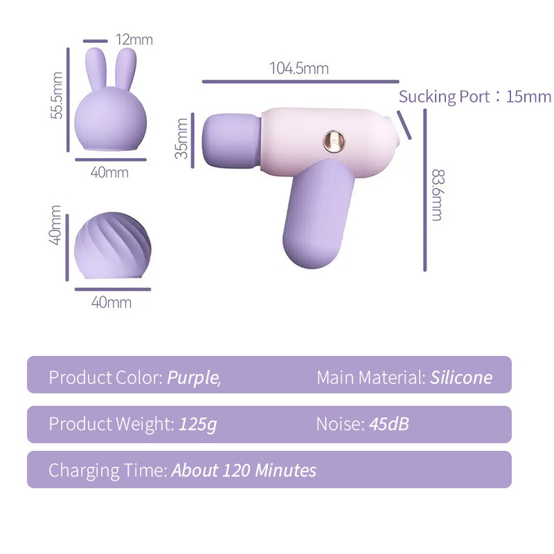 Saugen Av 2in1 Zauberstab Vibrator Für Frauen Dual Head Nippel Klitoris Stimulator Silikon Protable Massagegerät Ad_voghion.com