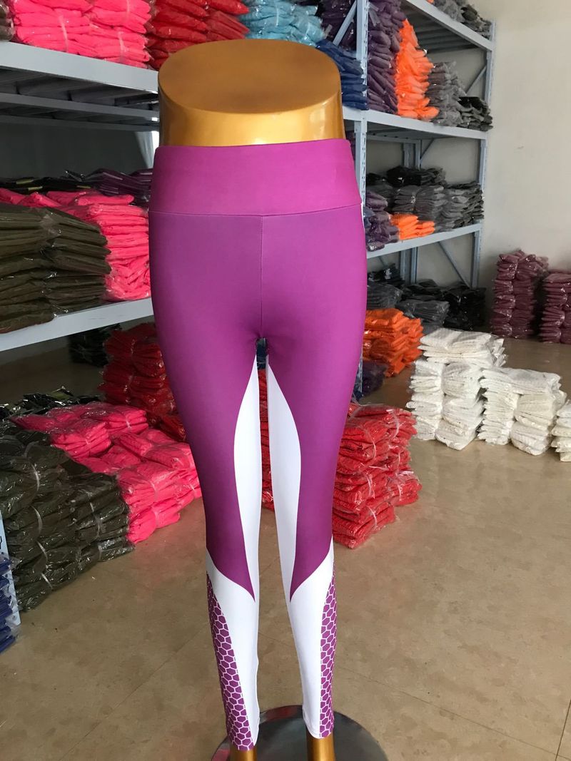 Pantalon de yoga imprimé numérique pour femmes, taille haute, levage des hanches, vêtements de sport, fitness, séchage rapide_voghion.com