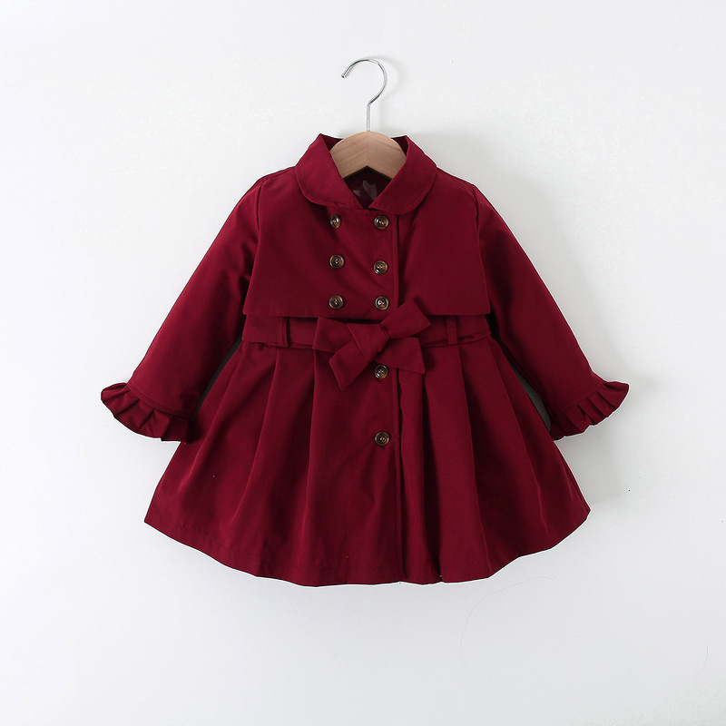2023 Herbst Neuankömmling zweireihiger Mantel für Kinder und Kinder mittleren Alters Dropshipping_voghion.com