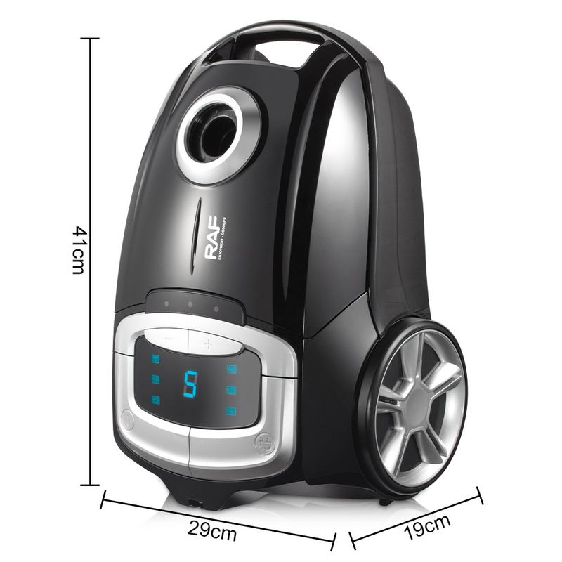 Aspirapolvere portatile standard RAF UE, display elettronico digitale, potente aspirazione portatile_voghion.com