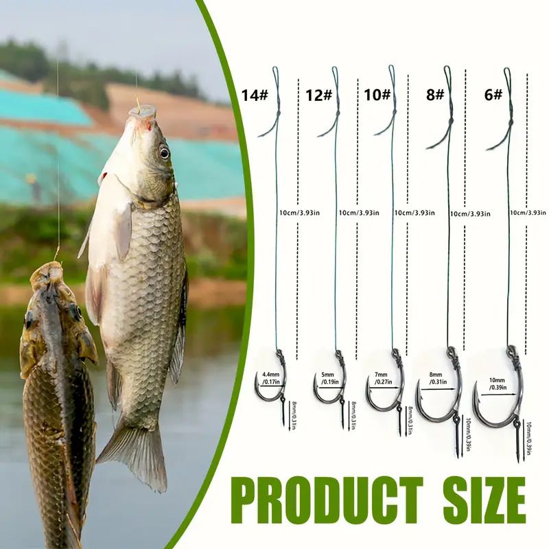 Ou Li With Barbed European Style Casting Rod Lure Straight Needle Fei De Fishing Rig Fish Hook_voghion.com