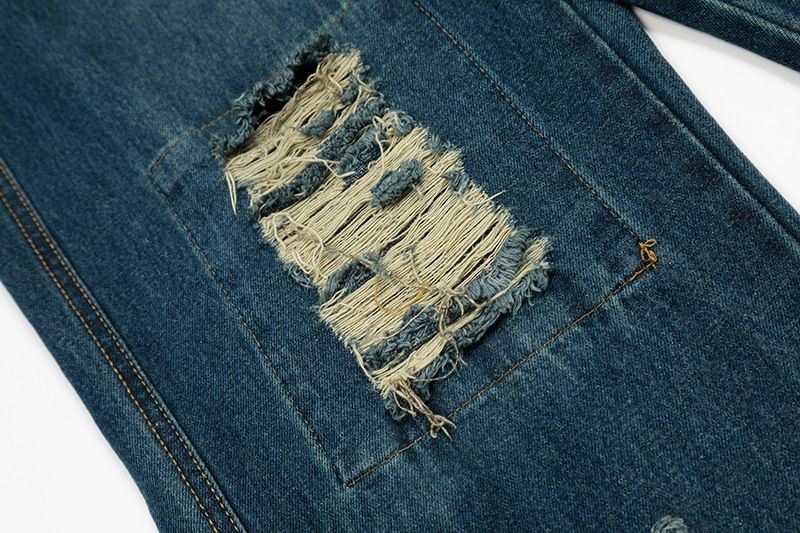 Washed Distressed Cargo Jeans Straight-Leg Men's Street Style American Long Vibe Loose Casual Wide-Leg Dad Pants_voghion.com
