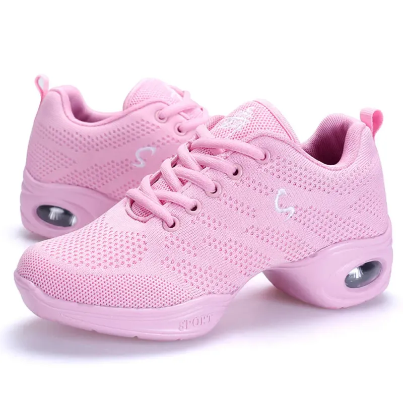 Scarpe da ballo jazz da donna, moderne, traspiranti, con suola morbida, per esercitarsi, da donna, sportive, Ddmysaturn_voghion.com