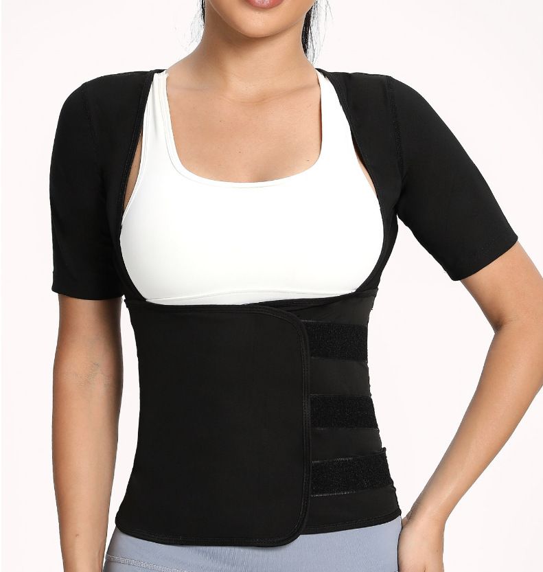 Sports Clothing Corset Sweat Blocking Tummy Controlling Body Shaping Clothing Sports Sweat Blocking Waist Belt Vest Fitness Running Sportswear_voghion.com
