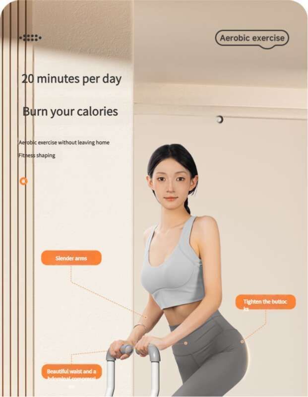 Macchina per scale fissa multifunzionale per interni, macchina per arrampicata in montagna per esercizi di fitness a casa_voghion.com